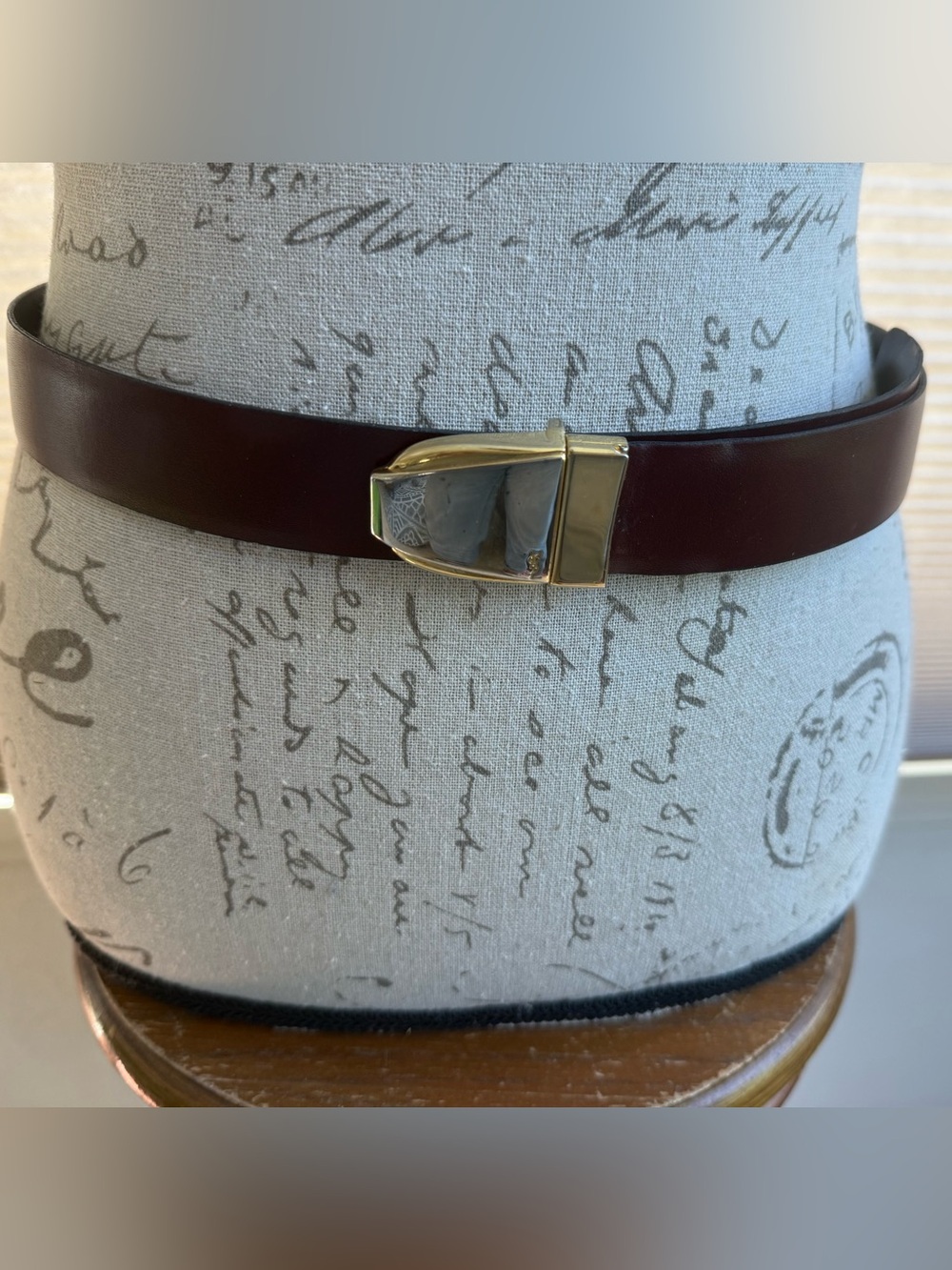 Vintage YSL Leathers Reversible Belt